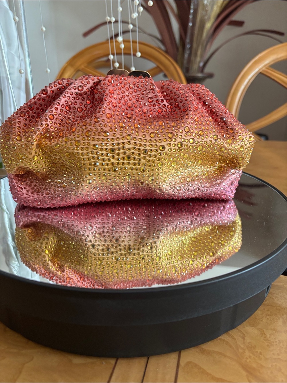 NWT Windsor Bejeweled Clutch Bag